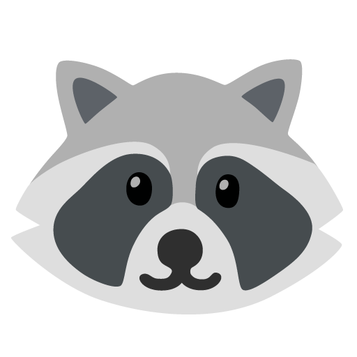 Raccoon as drawn by Google in 15.0