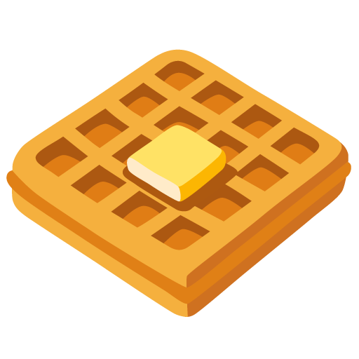Waffel as drawn by Google in 15.0