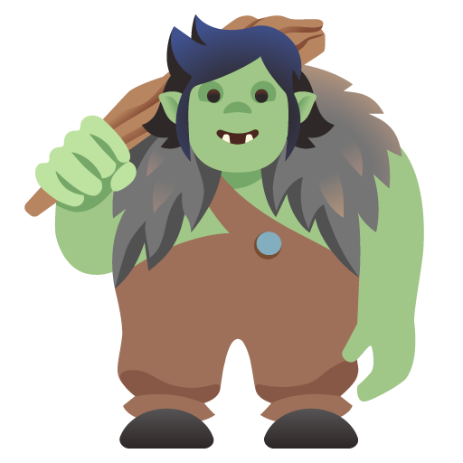 Troll as drawn by Google in 15.0