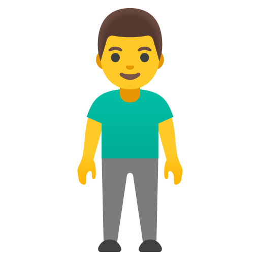 Man Standing as drawn by Google in 15.0