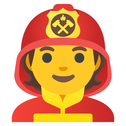 Firefighter as drawn by Google in 15.0