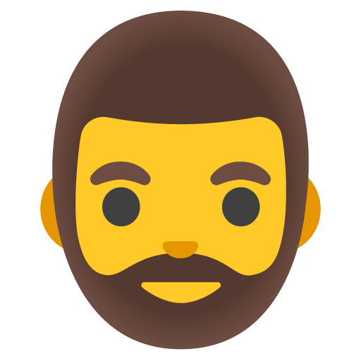رجل بلحية as drawn by Google in 15.0