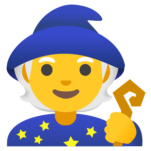 Mage as drawn by Google in 15.0