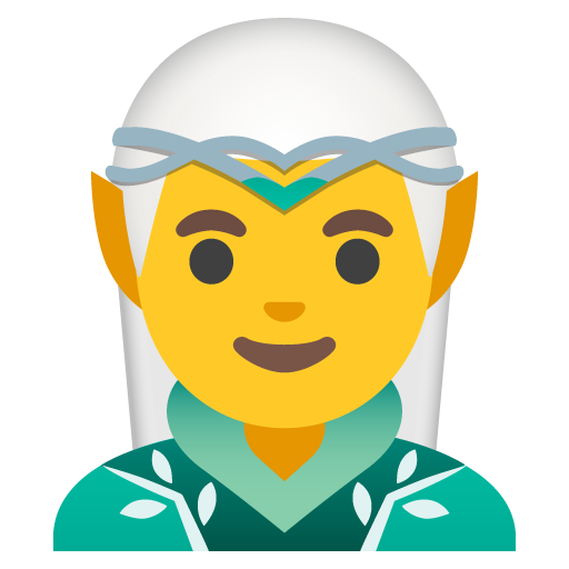 Man Elf as drawn by Google in 15.0