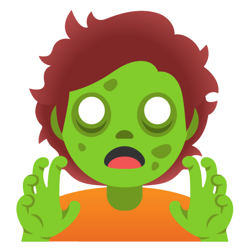 Zombie as drawn by Google in 15.0