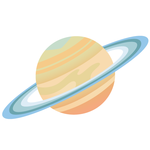 Ringed Planet as drawn by Google in 15.0