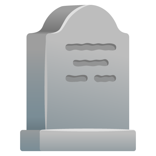 Headstone as drawn by Google in 15.0