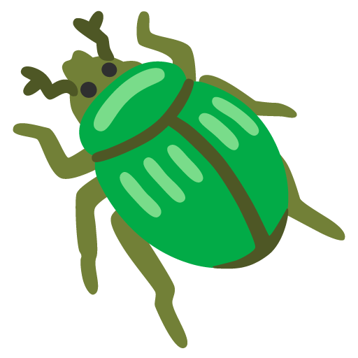 Beetle as drawn by Google in 15.0