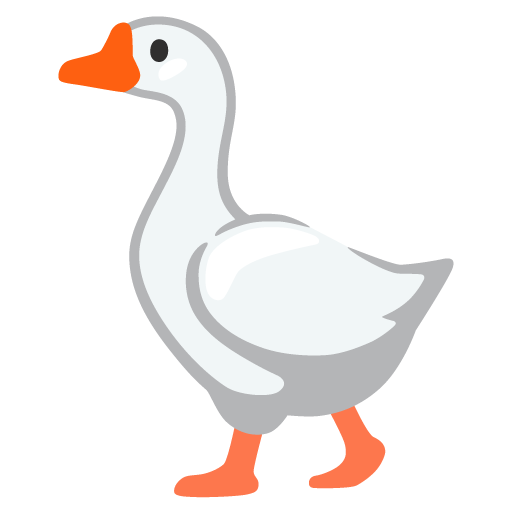 Goose as drawn by Google in 15.0