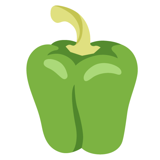 Bell Pepper as drawn by Google in 15.0