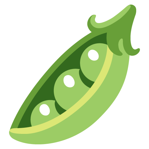 Pea Pod as drawn by Google in 15.0