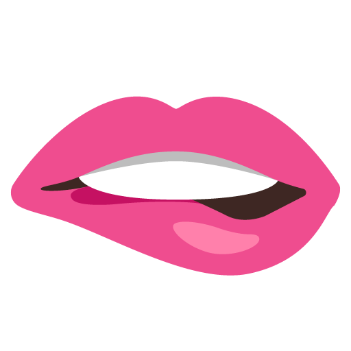 Biting Lip as drawn by Google in 15.0