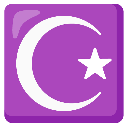 Star and Crescent as drawn by Google in 15.0