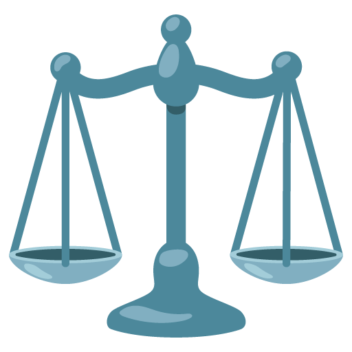 Balance Scale as drawn by Google in 15.0