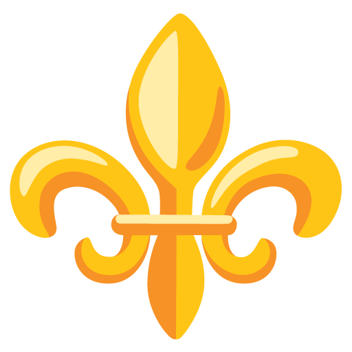 Fleur-De-Lis as drawn by Google in 15.0