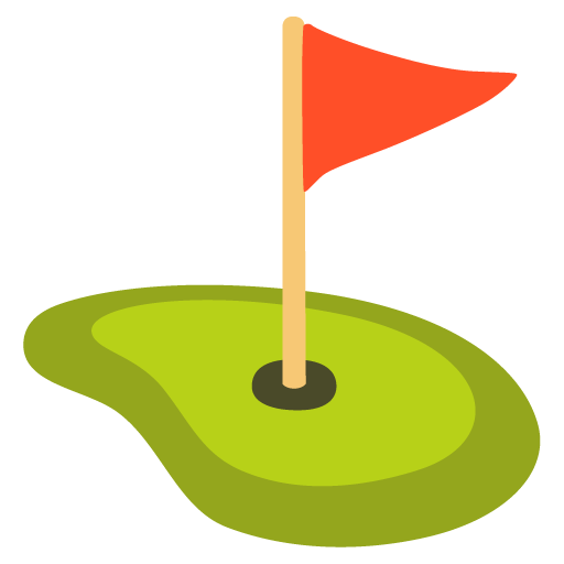 Flag in Hole as drawn by Google in 15.0