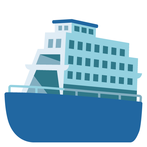 Ferry as drawn by Google in 15.0
