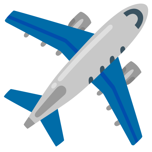 Airplane as drawn by Google in 15.0