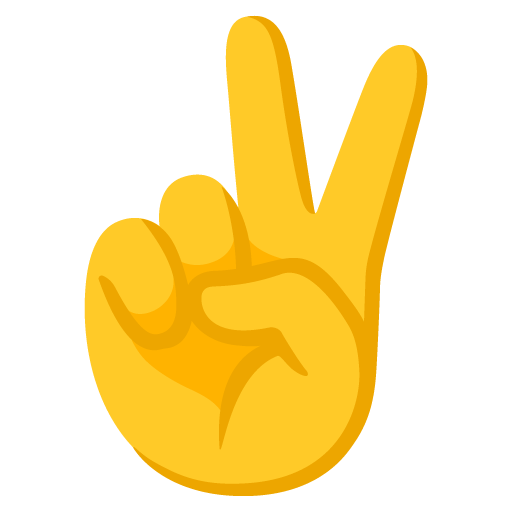 Victory Hand as drawn by Google in 15.0