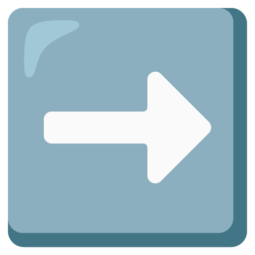 Right Arrow as drawn by Google in 15.0