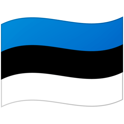 Flag: Estonia as drawn by Google in 15.1