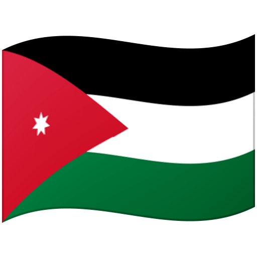 Flag: Jordan as drawn by Google in 15.1