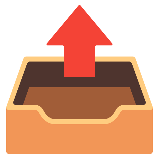 Outbox Tray as drawn by Google in 15.1