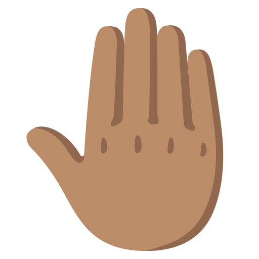 Raised Back of Hand: Medium Skin Tone, the previous design