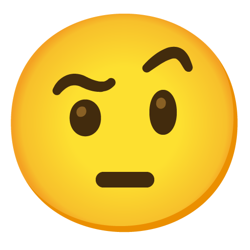 Face with Raised Eyebrow, the previous design