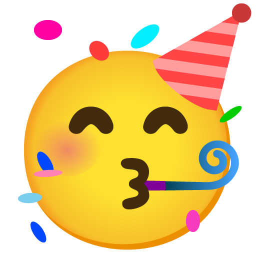 Partying Face, the previous design