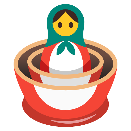 Nesting Dolls as drawn by Google in 15.1