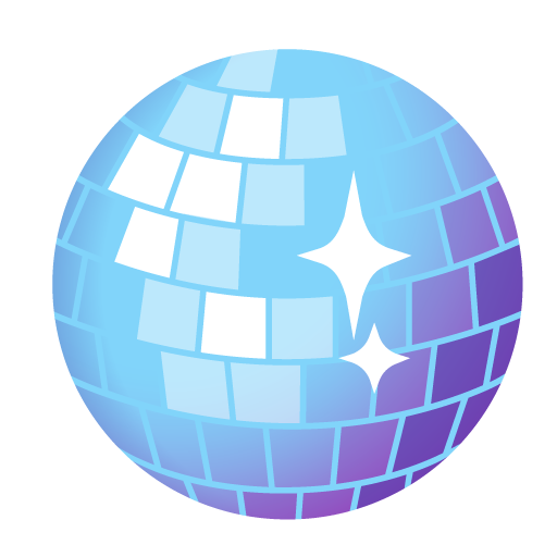 Discokugel as drawn by Google in 15.1