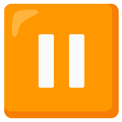 Pause Button as drawn by Google in 15.1