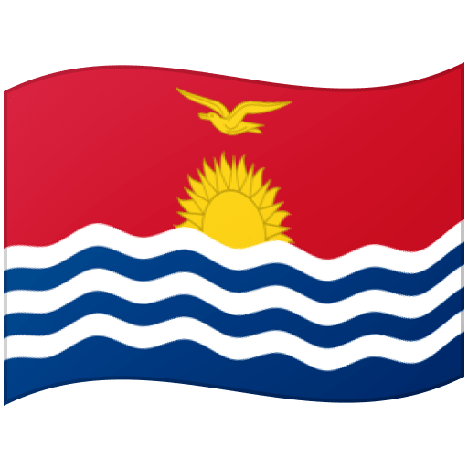 Flag: Kiribati as drawn by Google in 16.0 June 2025 Update