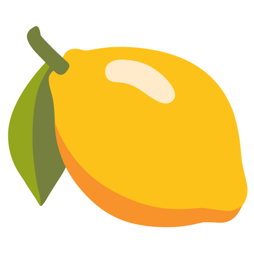 Lemon as drawn by Google in 16.0 June 2025 Update