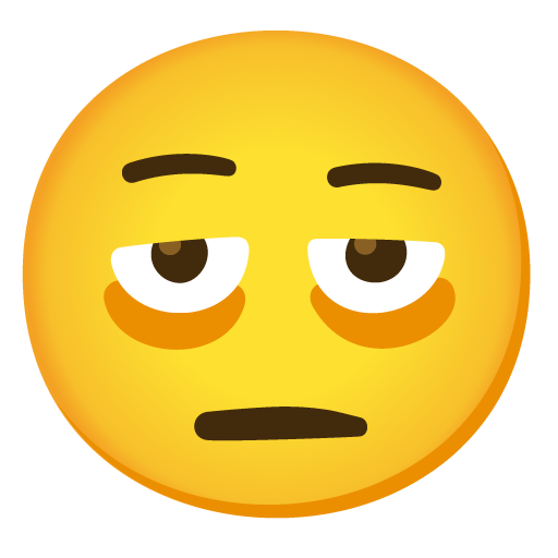 Face with Bags Under Eyes, the design in this release