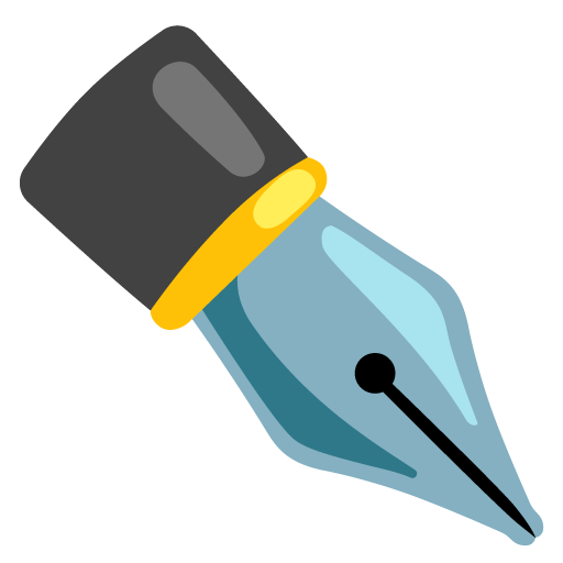 Black Nib as drawn by Google in 16.0 June 2025 Update