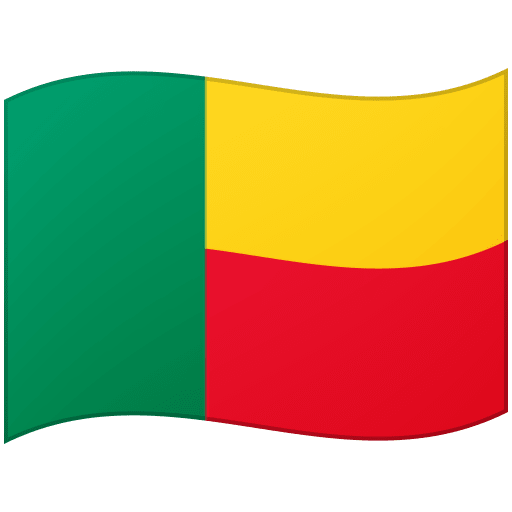 Flag: Benin as drawn by Google in 16.0