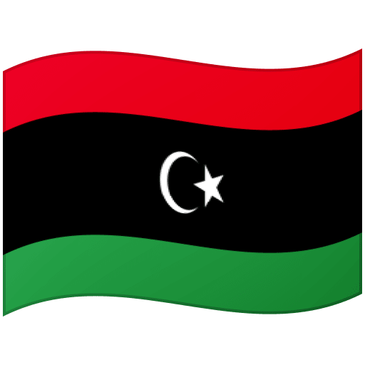 Flag: Libya as drawn by Google in 16.0