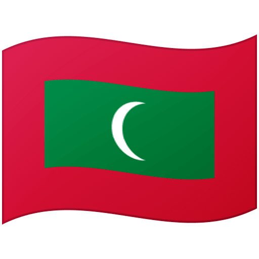 Flag: Maldives as drawn by Google in 16.0
