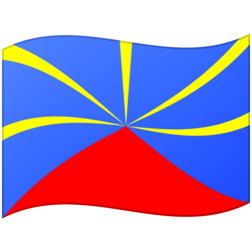 Flag: Réunion as drawn by Google in 16.0