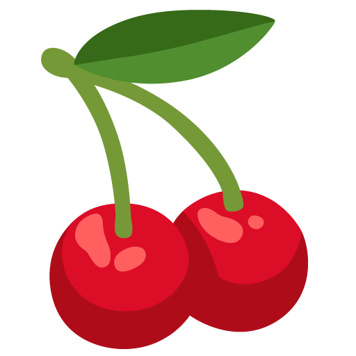 Cherries as drawn by Google in 16.0