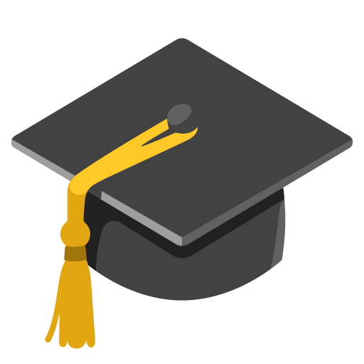 Graduation Cap as drawn by Google in 16.0