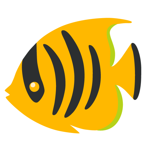 Tropical Fish as drawn by Google in 16.0