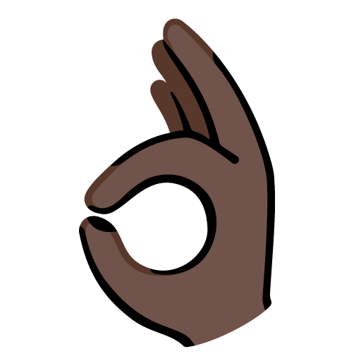 OK Hand: Dark Skin Tone, the design in this release
