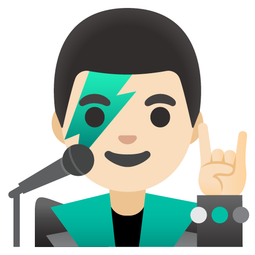 Man Singer: Light Skin Tone, the previous design