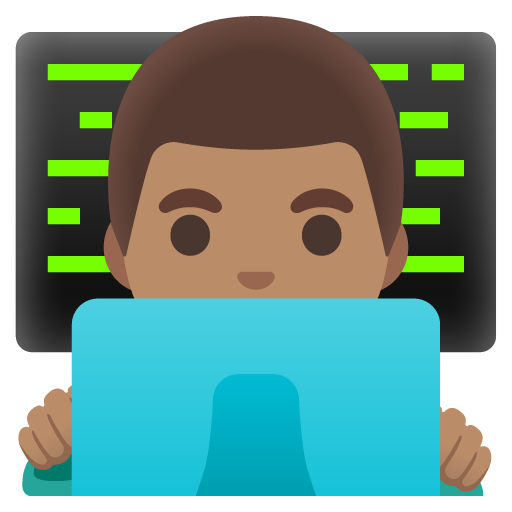 Man Technologist: Medium Skin Tone, the previous design