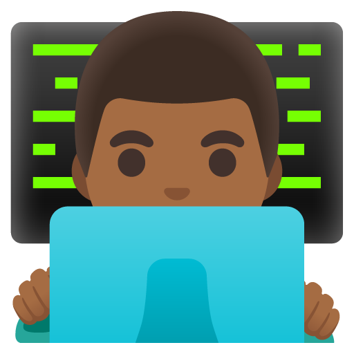 Man Technologist: Medium-Dark Skin Tone, the previous design