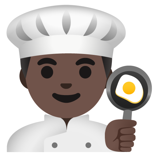 Man Cook: Dark Skin Tone, the previous design