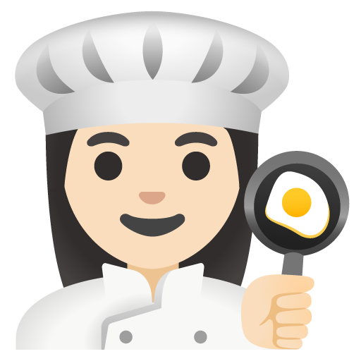 Woman Cook: Light Skin Tone, the previous design